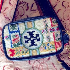 Tory Burch Perry Needlepoint Mini Bag-RARE SOLD OUT